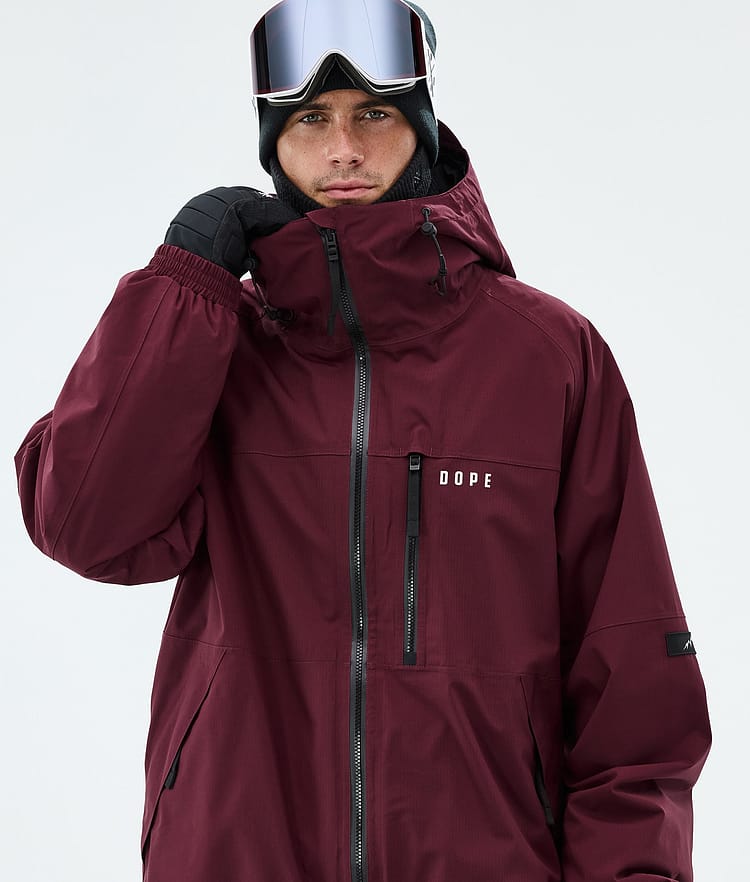 Dope Apex Laskettelutakki Miehet Burgundy, Image 4 of 9