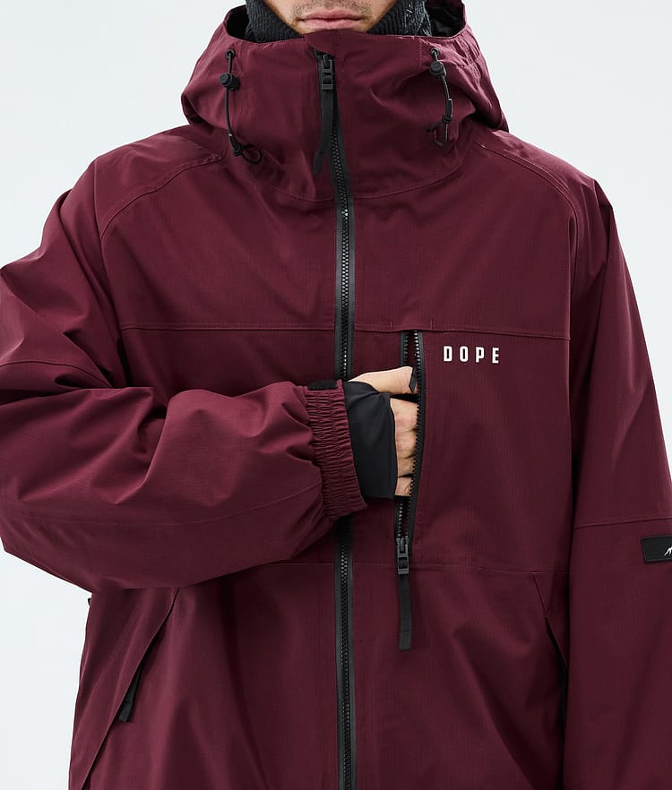 Dope Apex Lumilautailutakki Miehet Burgundy, Image 8 of 9