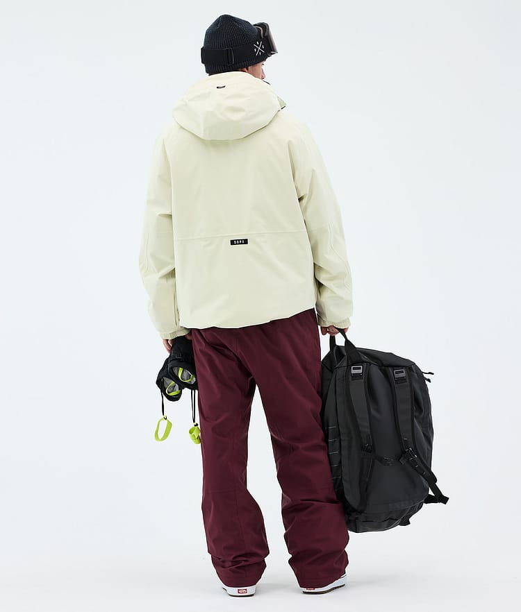 Dope Arnok Lumilautailu Outfit Miehet Dirty White/Burgundy, Image 2 of 2