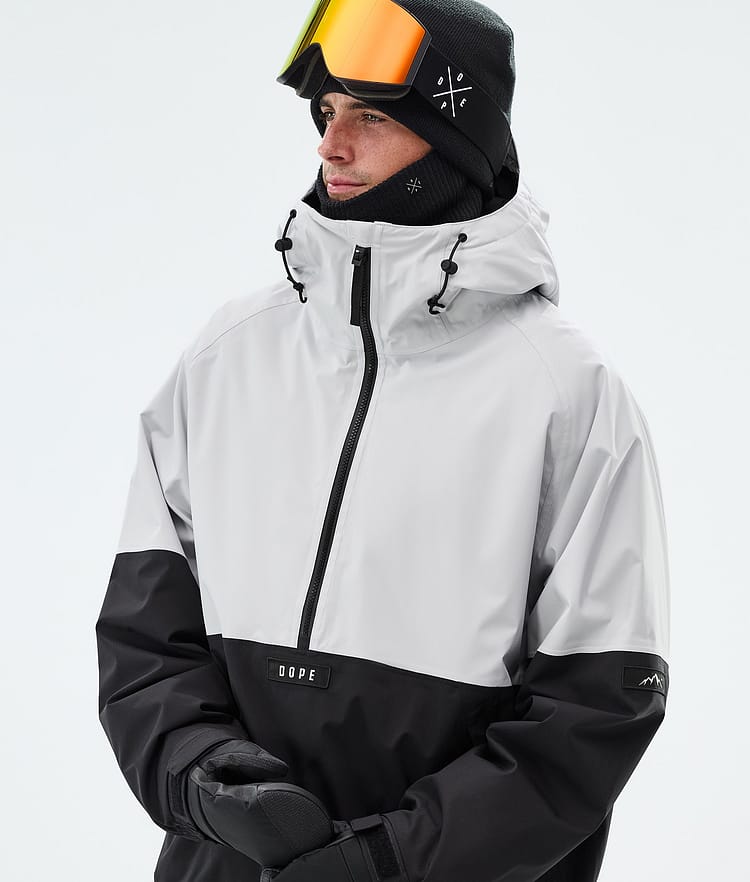 Dope Arnok Lumilautailutakki Miehet Light Grey/Black, Image 4 of 8