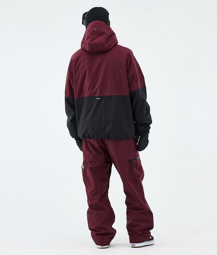 Dope Arnok Lumilautailutakki Miehet Burgundy/Black, Image 3 of 8
