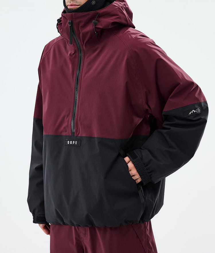 Dope Arnok Lumilautailutakki Miehet Burgundy/Black, Image 7 of 8