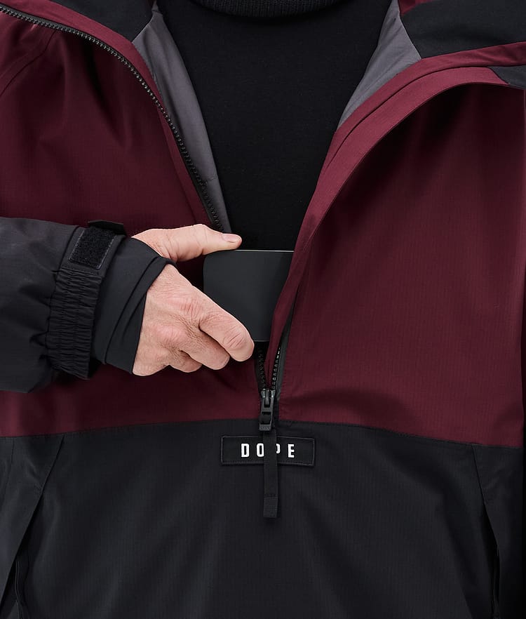 Dope Arnok Laskettelutakki Miehet Burgundy/Black, Image 8 of 8