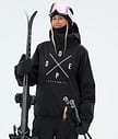 Dope Halo W Laskettelutakki Naiset 2X-Up Black