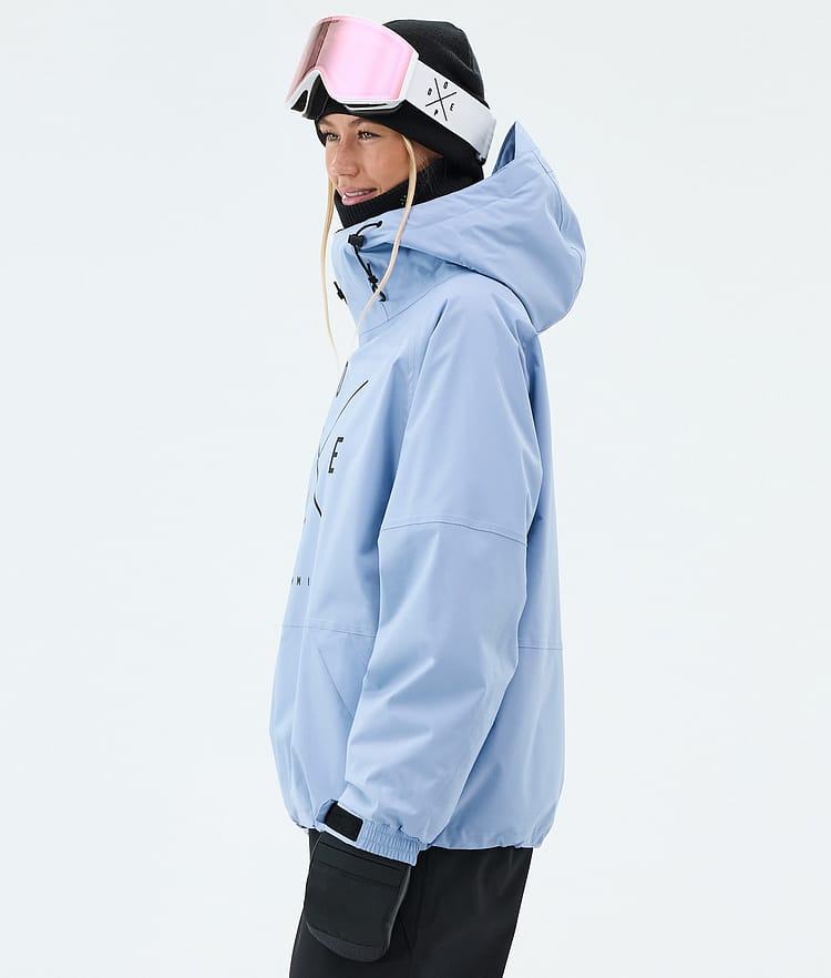 Dope Halo W Lumilautailutakki Naiset 2X-Up Light Blue, Image 5 of 7
