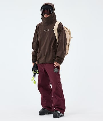Dope Halo Laskettelu Outfit Dark Brown/Burgundy
