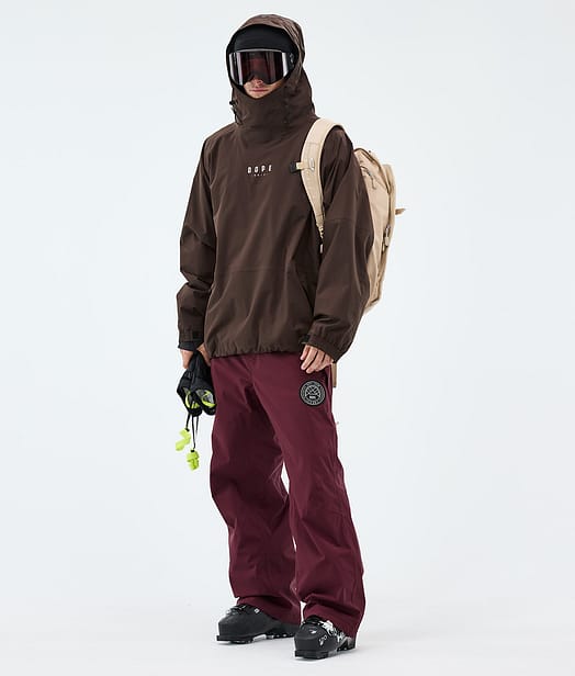 Dope Halo Laskettelu Outfit Dark Brown/Burgundy
