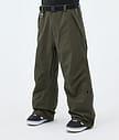 Dope Big Lumilautailuhousut Miehet Olive Green