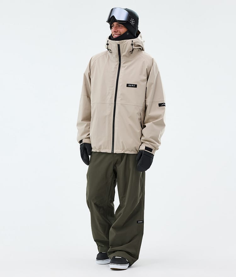 Dope Big Lumilautailuhousut Miehet Olive Green, Image 2 of 5