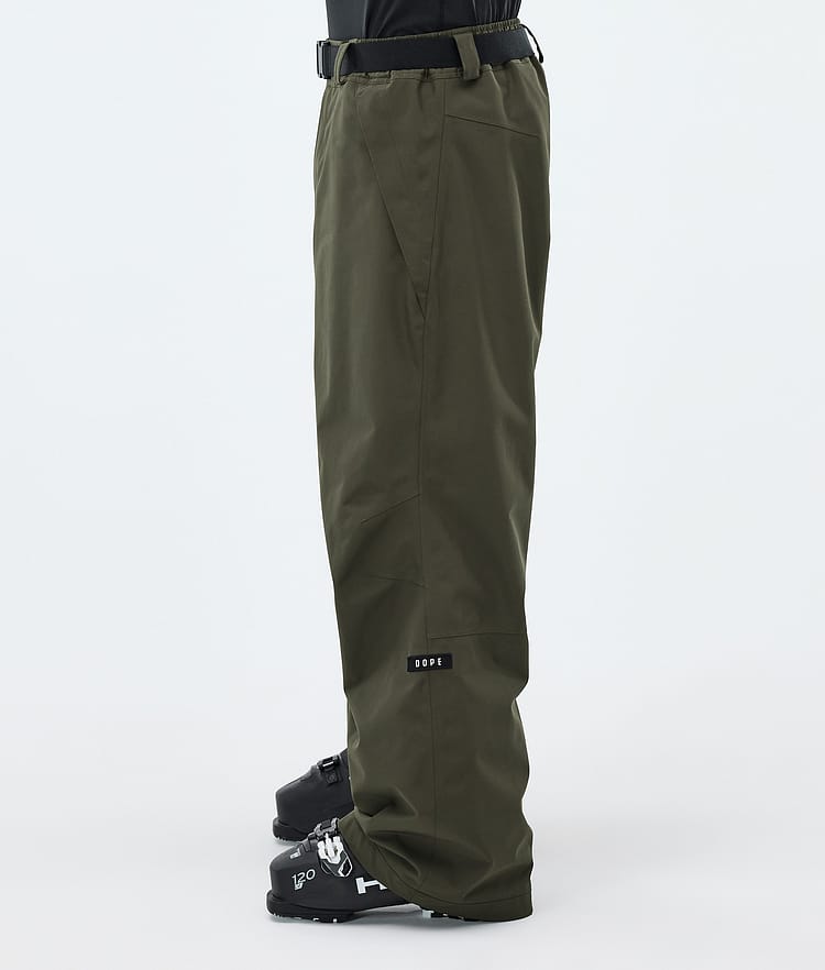 Dope Big Lasketteluhousut Miehet Olive Green, Image 3 of 5