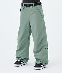 Dope Big W Lumilautailuhousut Naiset Faded Green