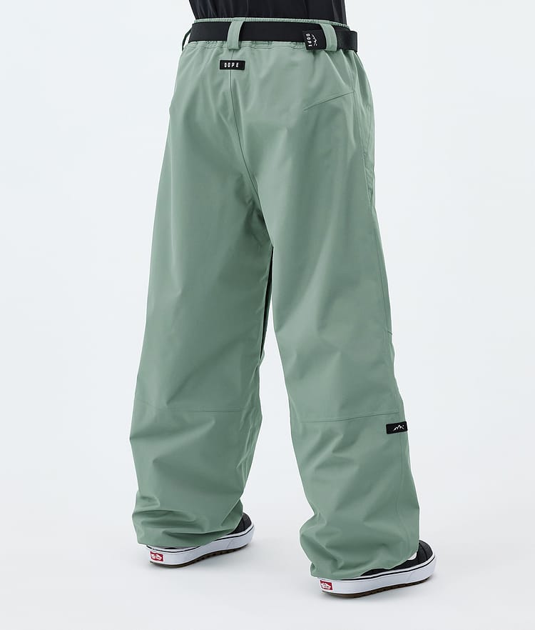 Dope Big W Lumilautailuhousut Naiset Faded Green, Kuva 4 / 5
