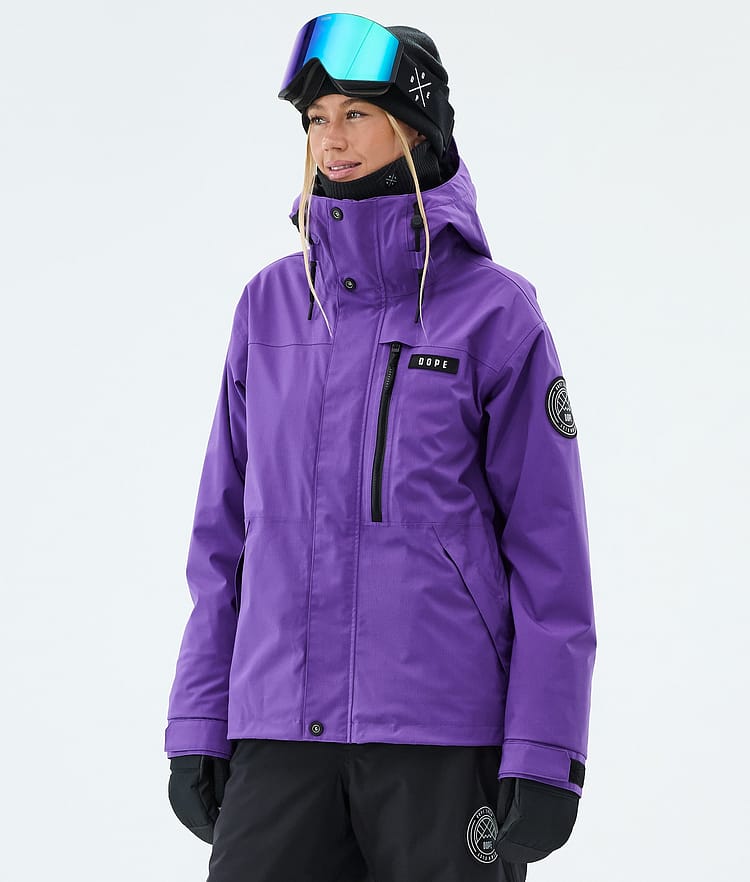 Dope Blizzard W Full Zip Lumilautailutakki Naiset Vivid Purple, Kuva 1 / 9