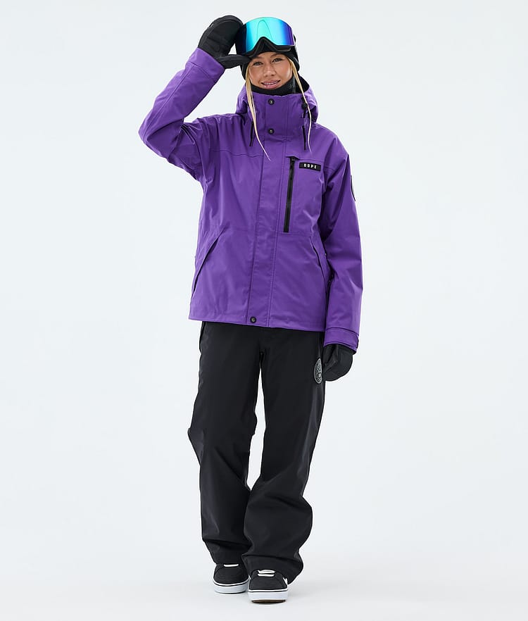 Dope Blizzard W Full Zip Lumilautailutakki Naiset Vivid Purple, Kuva 2 / 9