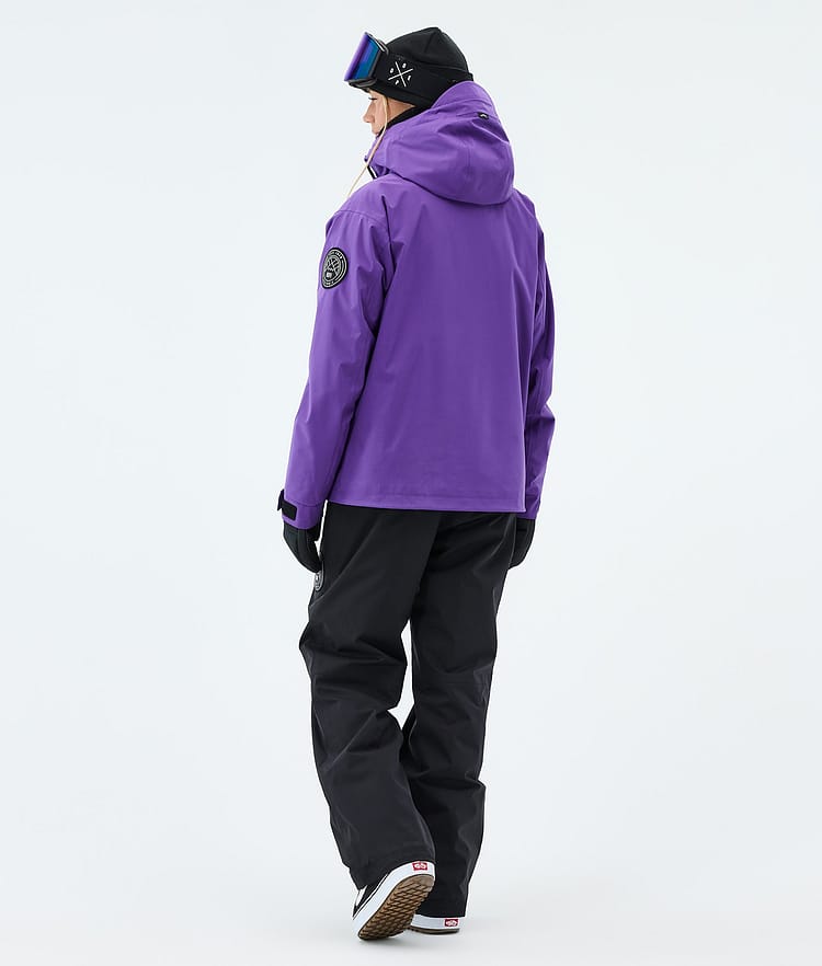 Dope Blizzard W Full Zip Lumilautailutakki Naiset Vivid Purple, Kuva 3 / 9