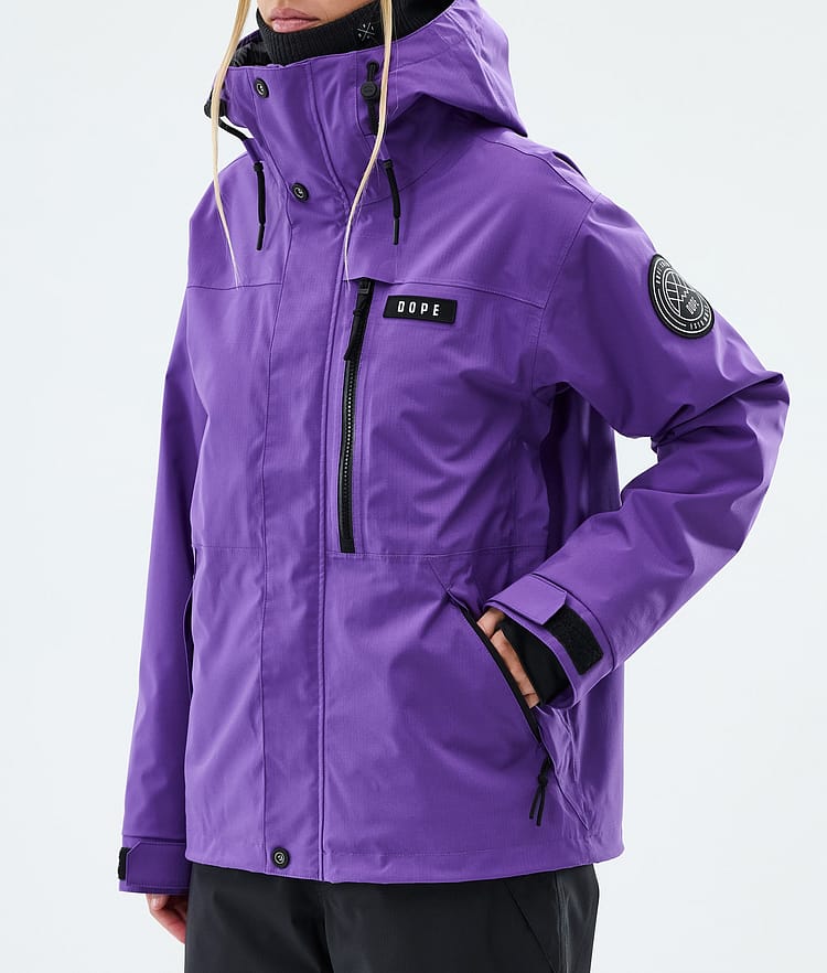 Dope Blizzard W Full Zip Laskettelutakki Naiset Vivid Purple, Image 7 of 9