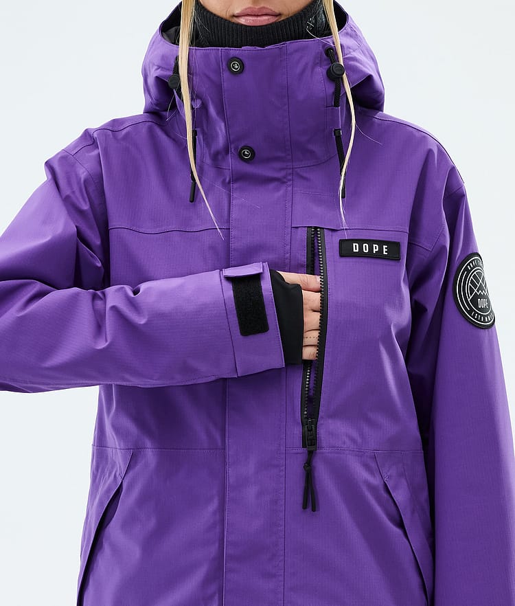 Dope Blizzard W Full Zip Laskettelutakki Naiset Vivid Purple, Image 8 of 9