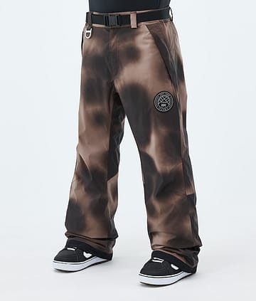 Dope Blizzard Lumilautailuhousut Brown Tiedye