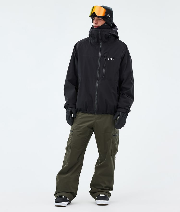 Dope Apex Lumilautailuhousut Miehet Olive Green, Image 2 of 6