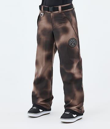 Dope Blizzard W Lumilautailuhousut Brown Tiedye