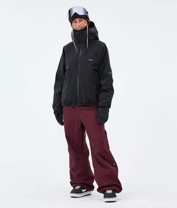 Dope Big W Lumilautailuhousut Naiset Burgundy, Image 2 of 5