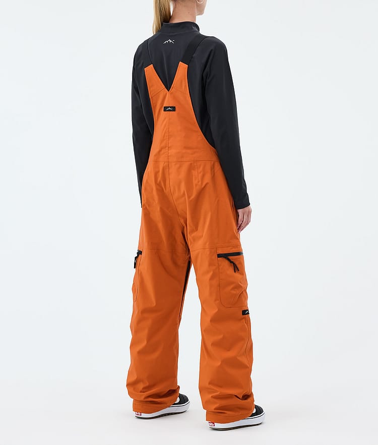 Dope Vertex W Lumilautailuhousut Naiset Burned Orange, Image 4 of 7