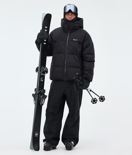 Dope Puffer Laskettelu Outfit Black