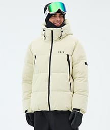 Dope Puffer Full Zip Laskettelutakki Miehet Dirty White