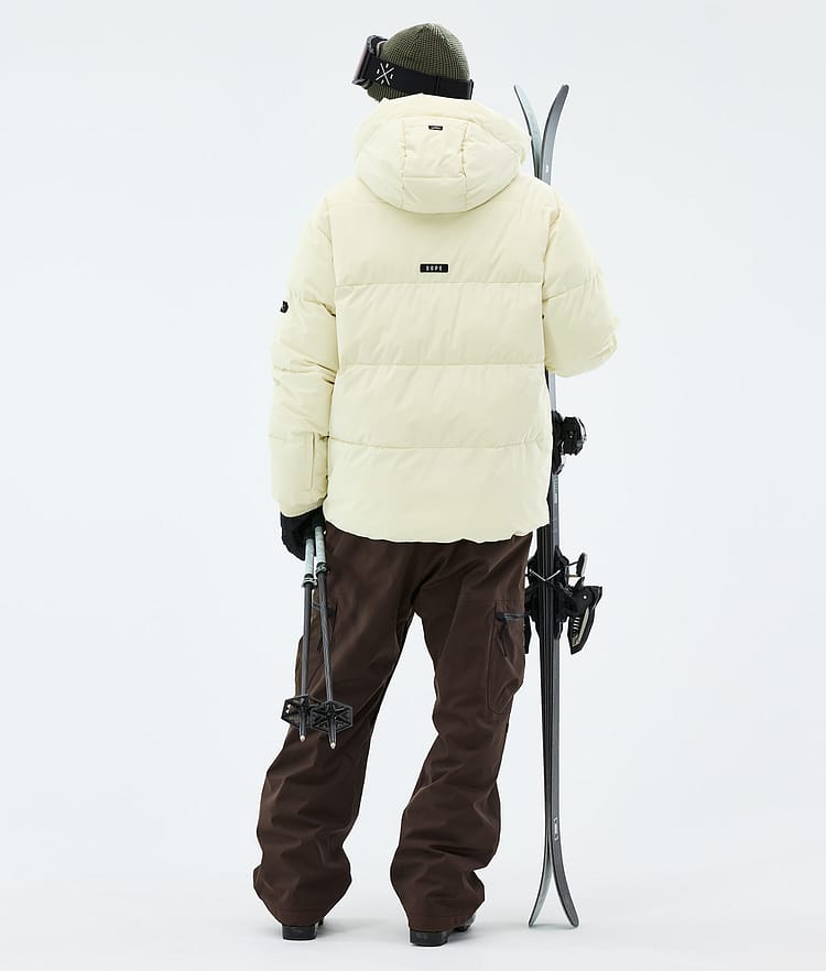 Dope Puffer Laskettelu Outfit Miehet Dirty White/Dark Brown, Image 2 of 2