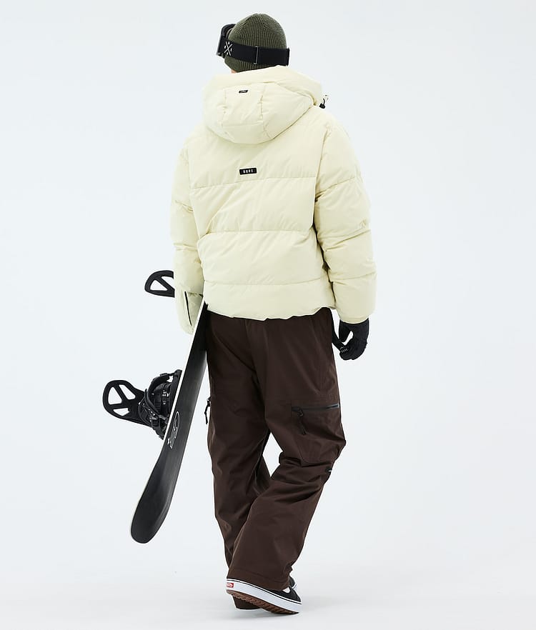 Dope Puffer Lumilautailu Outfit Miehet Dirty White/Dark Brown, Image 2 of 2