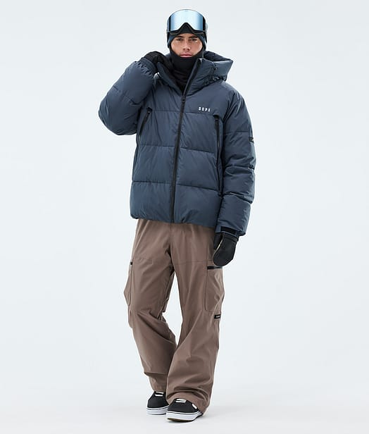 Dope Puffer Lumilautailu Outfit Metal Blue/Walnut