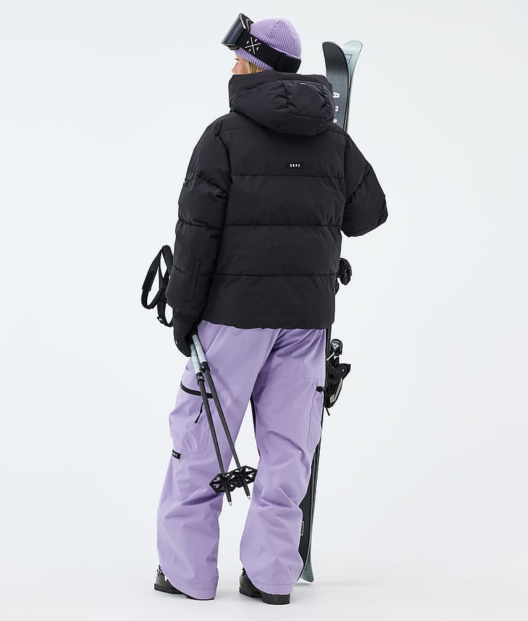 Dope Puffer W Laskettelu Outfit Naiset Black/Faded Violet, Image 2 of 2