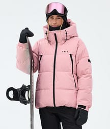 Dope Puffer W Full Zip Lumilautailutakki Naiset Soft Pink