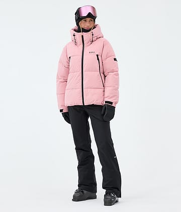 Dope Puffer W Laskettelu Outfit Soft Pink/Black