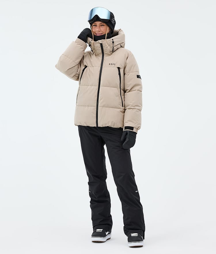 Dope Puffer W Lumilautailutakki Naiset Sand, Image 2 of 8