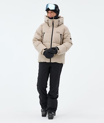 Dope Puffer W Laskettelu Outfit Sand/Black