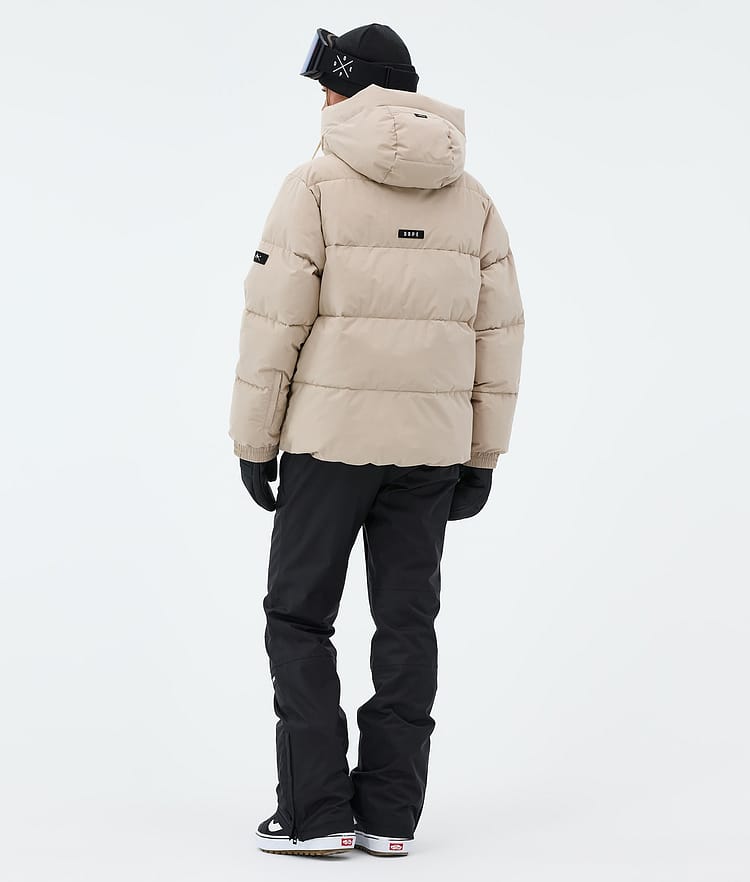 Dope Puffer W Lumilautailutakki Naiset Sand, Image 3 of 8