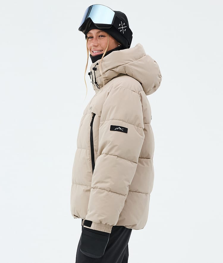 Dope Puffer W Lumilautailutakki Naiset Sand, Image 5 of 8