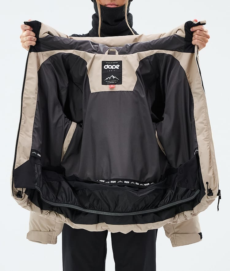 Dope Puffer W Lumilautailutakki Naiset Sand, Image 8 of 8