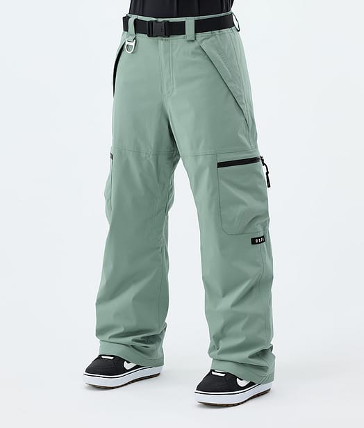 Dope Apex W Lumilautailuhousut Naiset Faded Green