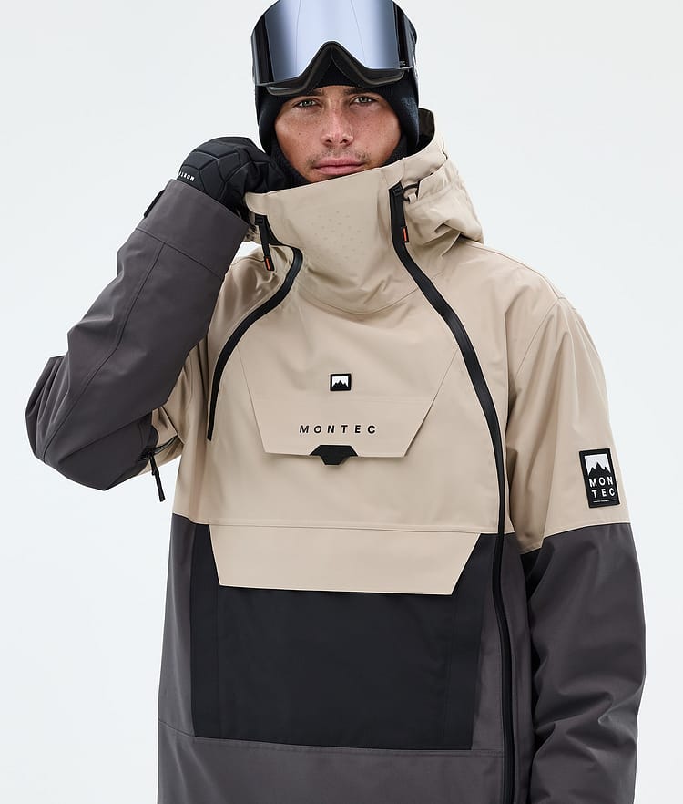 Montec Doom Lumilautailutakki Miehet Sand/Black/Phantom, Image 4 of 10