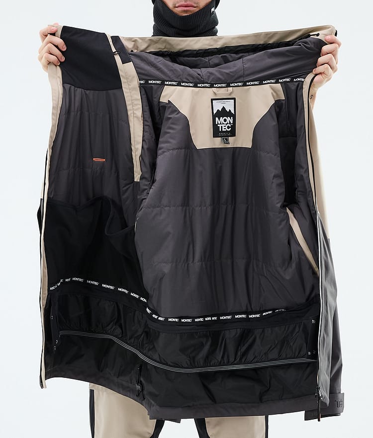 Montec Doom Lumilautailutakki Miehet Sand/Black/Phantom, Image 10 of 10