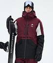 Montec Arch Lumilautailutakki Miehet Burgundy/Light Grey/Black