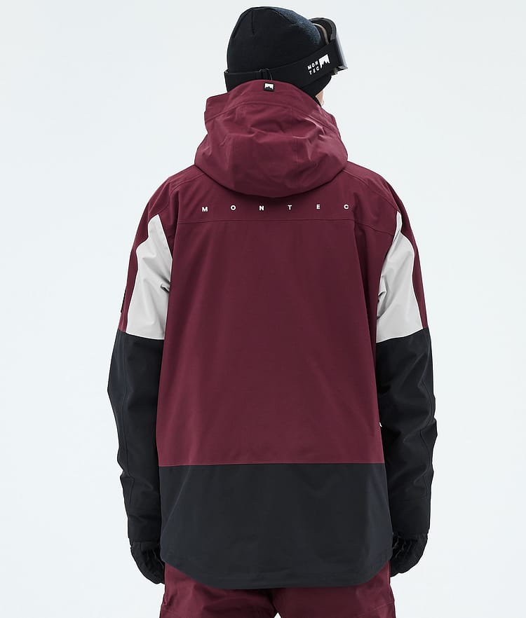 Montec Arch Laskettelutakki Miehet Burgundy/Light Grey/Black, Image 6 of 9