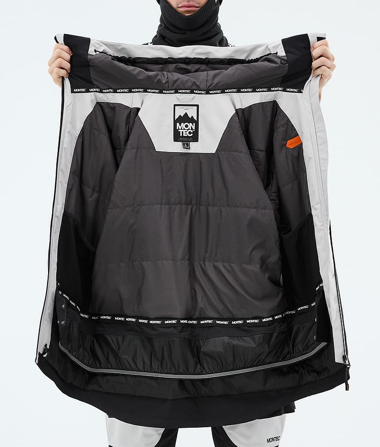 Montec Arch Lumilautailutakki Miehet Light Grey/Burned Orange/Black, Image 9 of 9