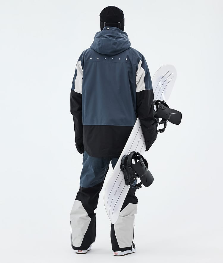 Montec Arch Lumilautailutakki Miehet Metal Blue/Light Grey/Black, Image 3 of 9