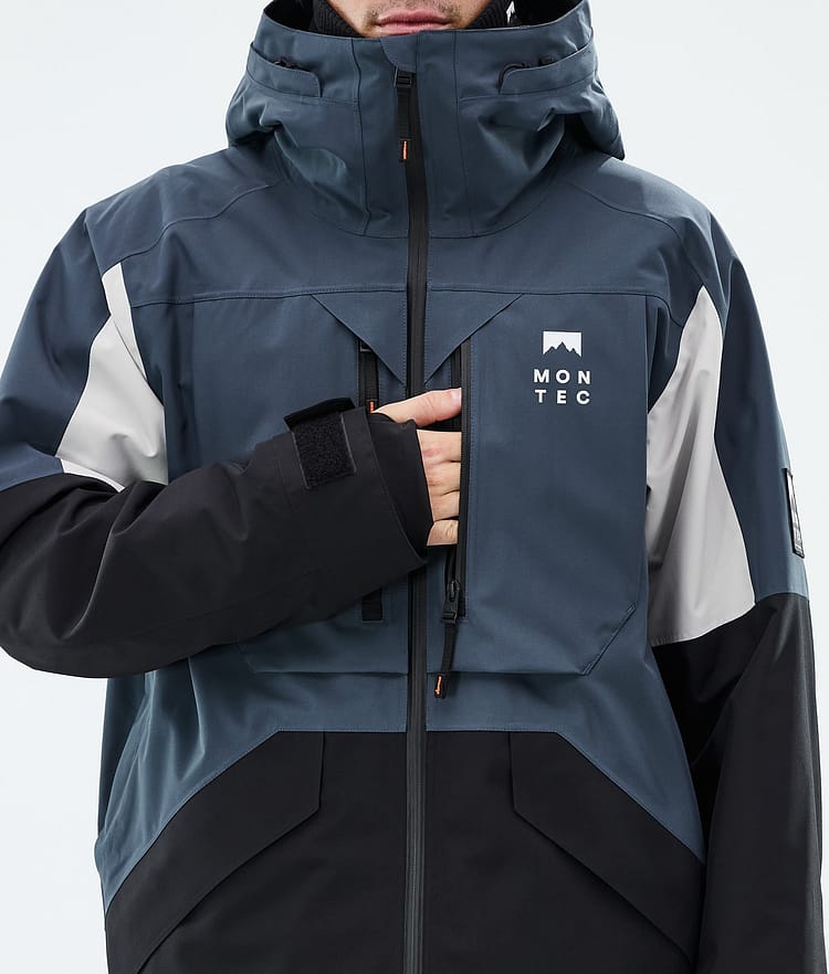 Montec Arch Laskettelutakki Miehet Metal Blue/Light Grey/Black, Image 8 of 9