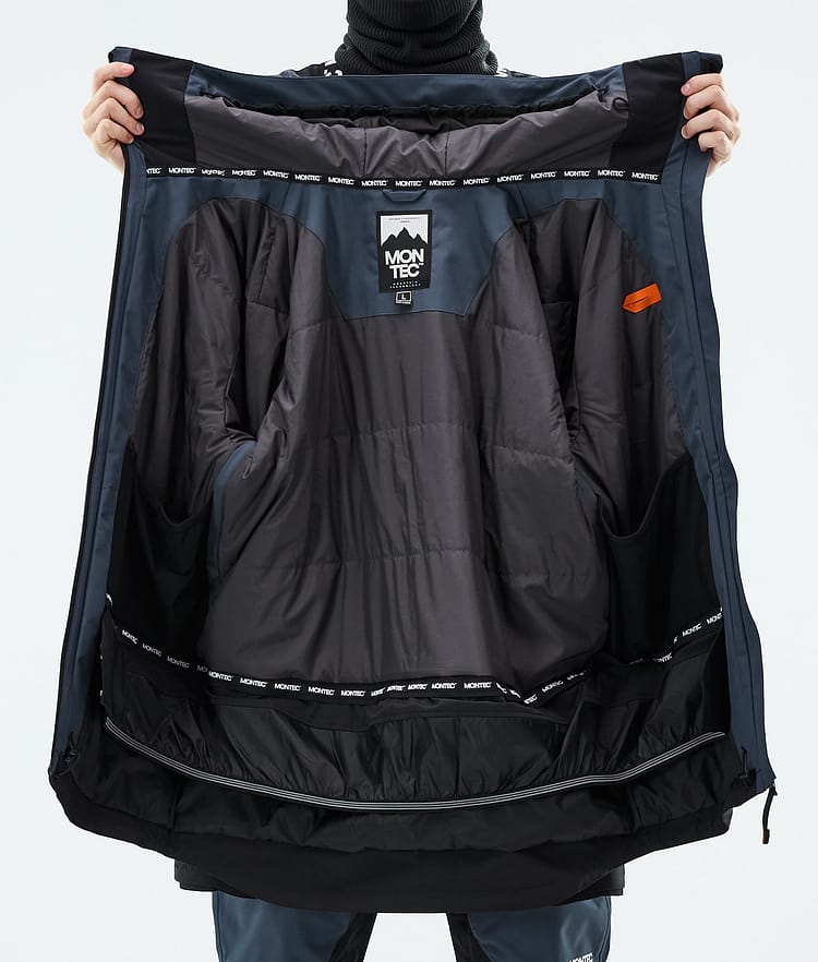 Montec Arch Lumilautailutakki Miehet Metal Blue/Light Grey/Black, Image 9 of 9