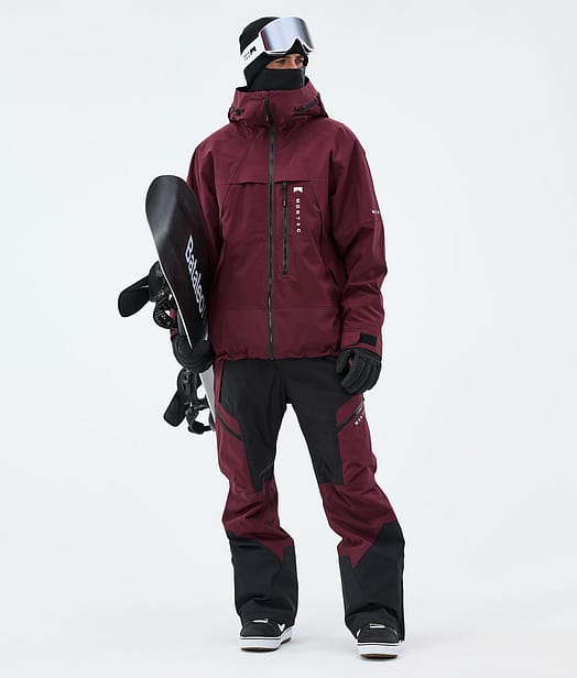 Montec Oracle Lumilautailu Outfit Burgundy/Black