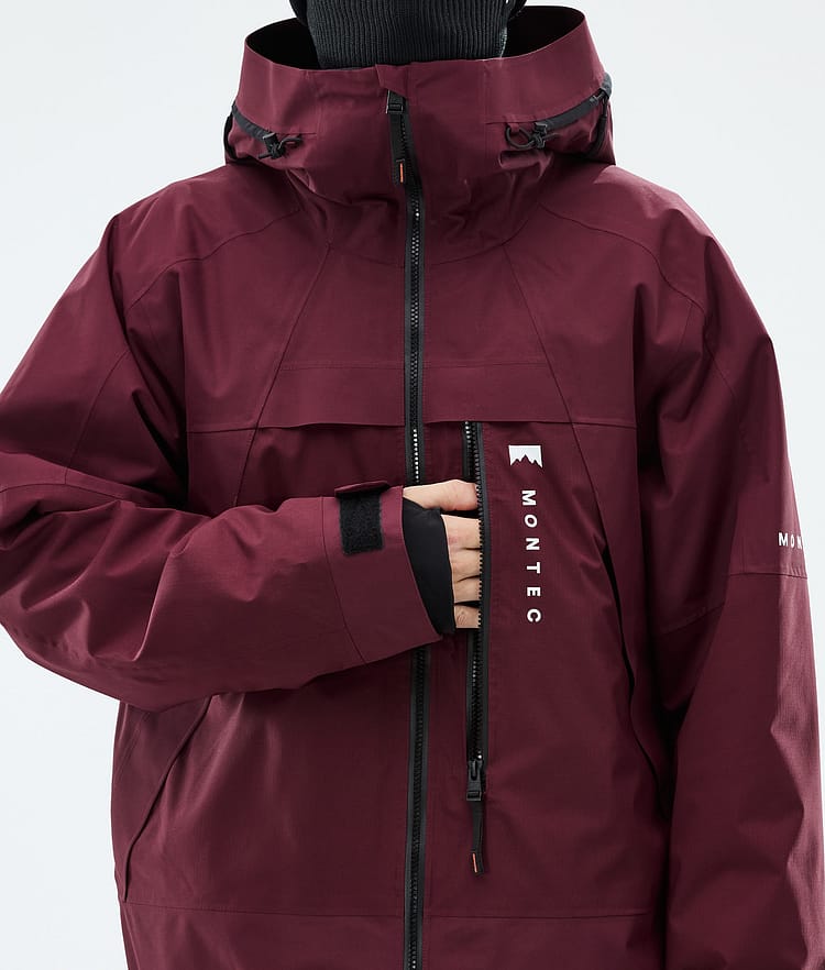 Montec Oracle Laskettelutakki Miehet Burgundy, Image 8 of 9